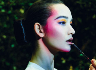 Fashion Editorial : Mona Matsuoka by Michel Comte for Vogue Italia May…