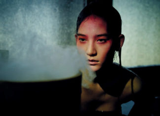 Fashion Editorial : Mona Matsuoka by Michel Comte for Vogue Italia May…