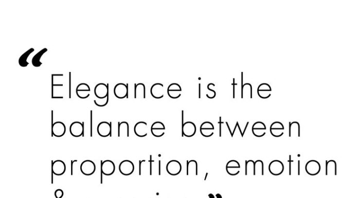 Fashion Quotes : Elegance…