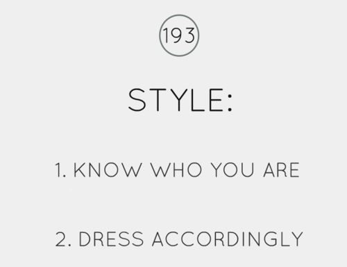 Fashion Quotes : …