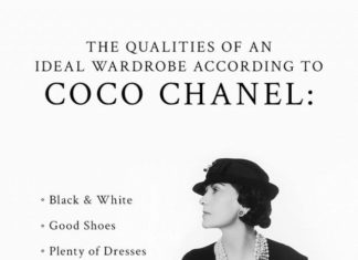 Fashion Quotes : A Woman’s Ideal Wardrobe, According to Coco Chanel