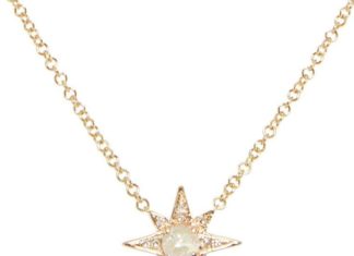 Luxury Jewelry 2017/2018 : 14kt gold and rose cut raw diamond starburst necklace – Luna Skye…