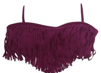 Best Swimwear 2017/2018 : Floral and Fringe Bikini Set