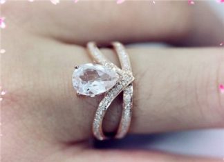 Luxury Jewelry 2017/2018 : 14K Rose Gold 7x9mm Morganite Ring Engagement Ring by LoveGemArts
