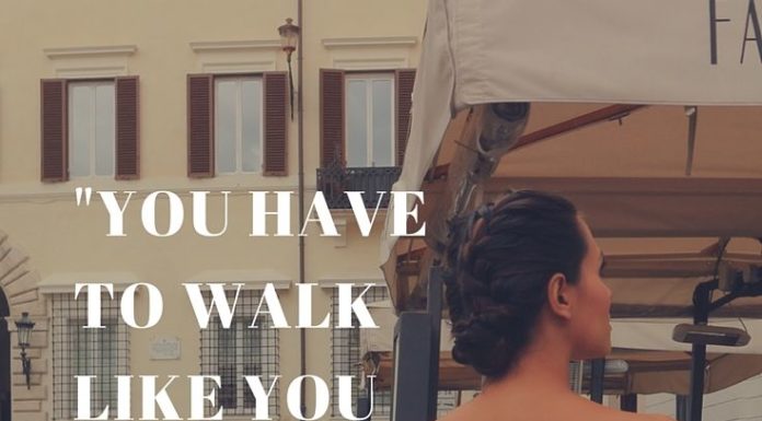 Fashion Quotes : "You have to walk like you have three men walking behind you." -Oscar …