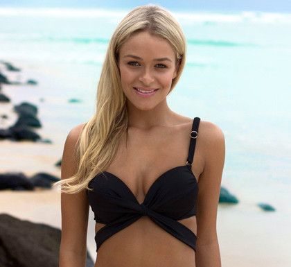Best Swimwear 2017/2018 : Twist Bandeau Bikini – Black