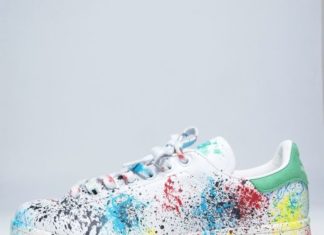 Best Baskets & Sneakers 2017/2018 : Adidas Original Stan Smith RXL Custom Paint Stains