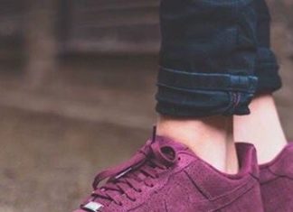 Best Baskets & Sneakers 2017/2018 : Nike Air Force 1: Burgundy/Gum…