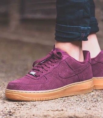 Best Baskets & Sneakers 2017/2018 : Nike Air Force 1: Burgundy/Gum…
