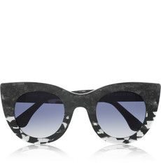 Best Summer Accessories 2017/2018 : Cat eye marble-effect acetate sunglasses…