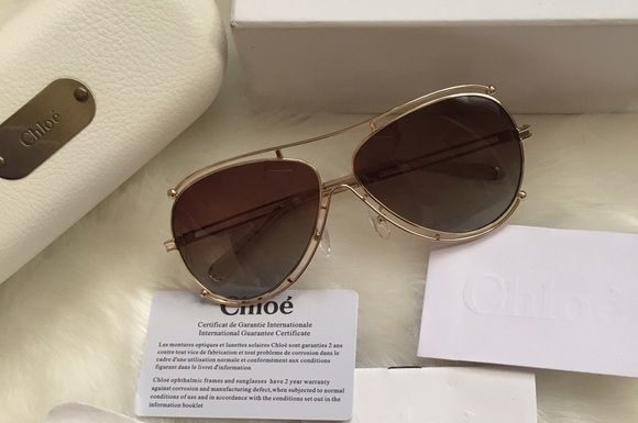 Best Summer Accessories 2017/2018 : Chloe isidora aviator sunglasses