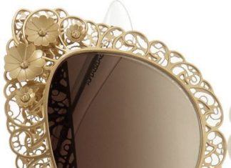 Best Summer Accessories 2017/2018 : DOLCE GABBANA Cat eye filigree gold-tone sunglasses…