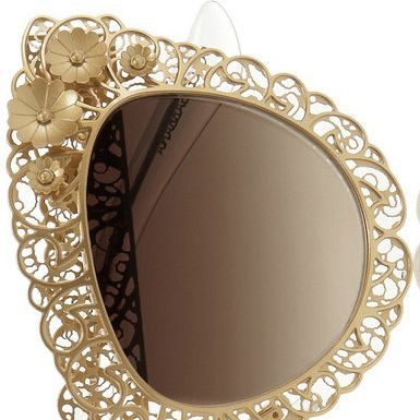 Best Summer Accessories 2017/2018 : DOLCE GABBANA Cat eye filigree gold-tone sunglasses…