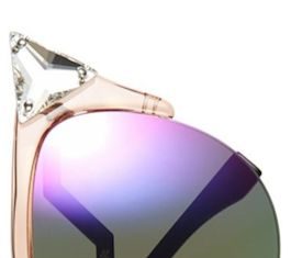 Best Summer Accessories 2017/2018 : Fendi Crystak 52mm Tipped Cat Eye Sunglasses | LOLO…