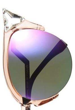 Best Summer Accessories 2017/2018 : Fendi Crystak 52mm Tipped Cat Eye Sunglasses | LOLO…
