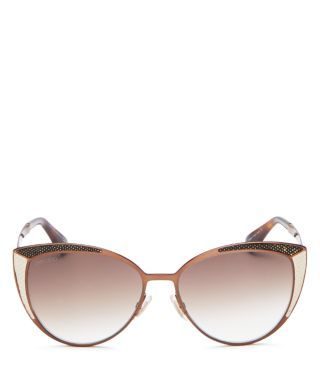 Best Summer Accessories 2017/2018 : Jimmy Choo Domi Mirrored Watersnake Sunglasses, 56mm | Bloomingdale’s