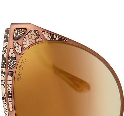 Best Summer Accessories 2017/2018 : Jimmy Choo Estelle Lace-Pattern Cat-Eye Sunglasses…
