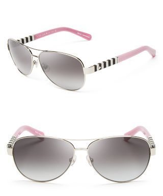 Best Summer Accessories 2017/2018 : kate spade new york Dalia Aviator Sunglasses | Bloomingdale’s