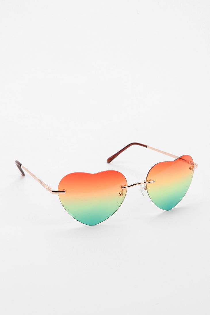 Melting Hearts Sunglasses - Urban Outfitters