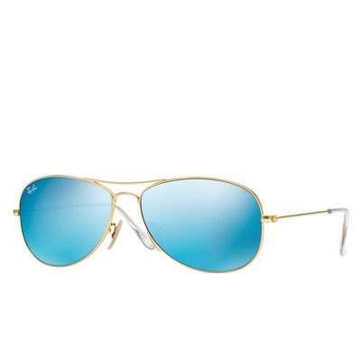 Best Summer Accessories 2017/2018 : Metal Aviator Sunglasses, Golden/Blue…