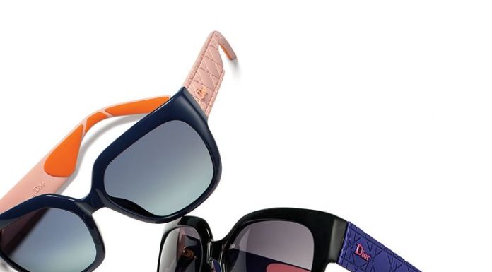 Best Summer Accessories 2017/2018 : My Dior Cannage-Arm Sunglasses, Black/Blue