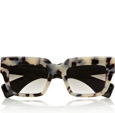 Best Summer Accessories 2017/2018 : Prada | Square-frame acetate sunglasses | NET-A-PORTER.COM
