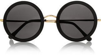 Best Summer Accessories 2017/2018 : The Outnet – The Row Round-frame acetate sunglasses