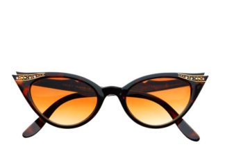 Best Summer Accessories 2017/2018 : Vintage Fashion Rhinestone Tip Pointed Cat Eye Sunglasses C1130
