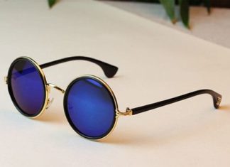 Best Summer Accessories 2017/2018 : Vintage Round Sunglasses Mirror Lens Retro Sunglasses…