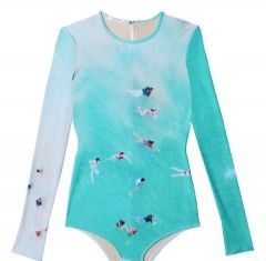 Best Swimsuits 2017/2018 : Cover x Gray Malin Long Sleeve Print Maillot – ShopBAZAAR
