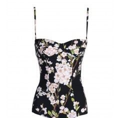Best Swimsuits 2017/2018 : Dolce & Gabbana Beachwear Cherry Blossom Swimsuit – Shop more runway inspired sw…