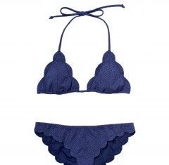 Best Swimsuits 2017/2018 : Marysia Broadway Bikini – Navy Blue Triangle Bikini – ShopBAZAAR