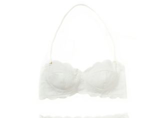 Best Swimsuits 2017/2018 : Marysia Prince Bikini – White Bustier Bikini – ShopBAZAAR