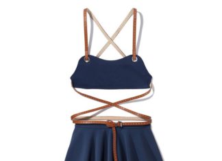 Best Swimsuits 2017/2018 : Michael Kors: Crêpe Belted Swimsuit