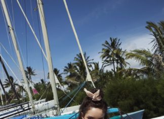 Best Swimsuits 2017/2018 : Our Orchid Crop Top in Aqua | For Love & Lemons PACIFIC GETAWAY Spring 2015 …