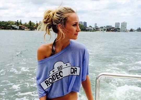 Best Swimsuits 2017/2018 : Tiffany Watson rocking our Rodeo Drive cropped T!…