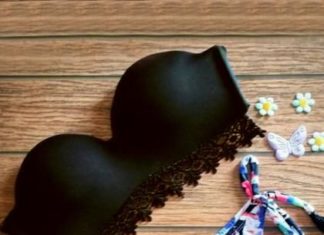 Best Swimwear 2017/2018 : Black and Floral-Print Bikini Set