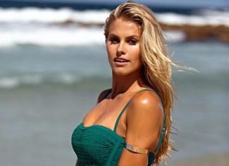 Best Swimwear 2017/2018 : Deep Teal Lace Halter Swimsuit