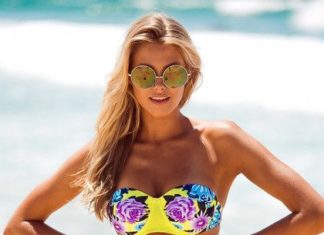 Best Swimwear 2017/2018 : Floral High Waist Bikini