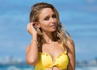 Best Swimwear 2017/2018 : Ruffles Tie up Bikini Set – Yellow