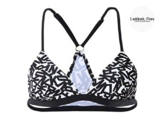 Best Swimwear 2017/2018 : Swimwear // Be fun and playful when you wear this black trim board shorts bikini…