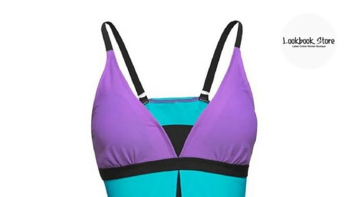 Best Swimwear 2017/2018 : Swimwear // Being fashionable on a hot summer day is easy with this black and pu…