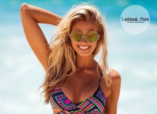 Best Swimwear 2017/2018 : Swimwear // Have a fun and colorful summer by wearing this Aztec-print crossover…