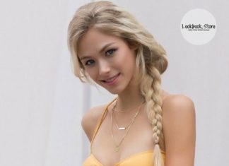 Best Swimwear 2017/2018 : Swimwear // Look extremely sweet in this yellow halter bikini set….