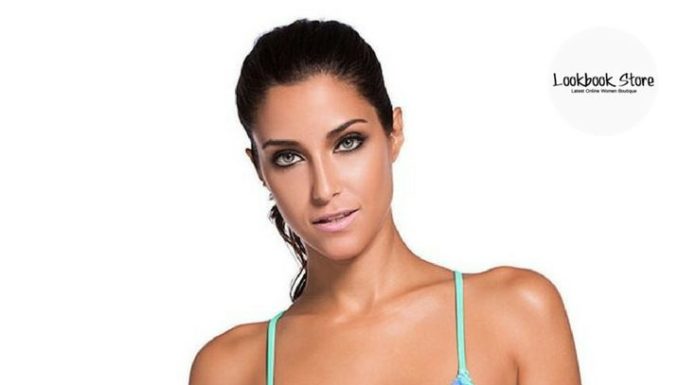 Best Swimwear 2017/2018 : Swimwear // Nail that sweet and pretty beach babe look by wearing this mint trim…