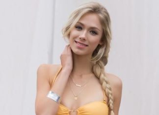 Best Swimwear 2017/2018 : Swimwear // Opt for something sweet to wear at the beach with the help of this y…