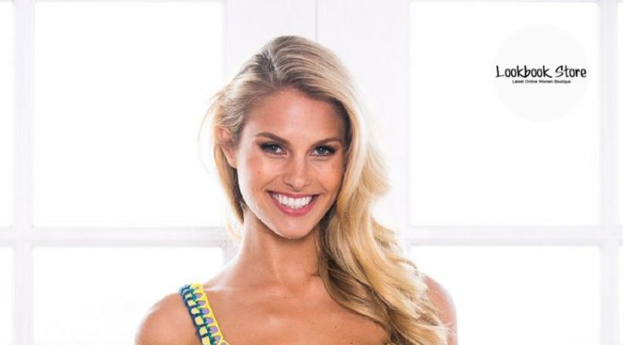 Best Swimwear 2017/2018 : Swimwear // Relax and have fun in the beach with this sexy yellow crochet elasti…