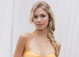 Best Swimwear 2017/2018 : Yellow Halter Bikini