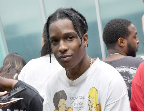 Fashion : A$AP Rocky at Paris Fashion Week.