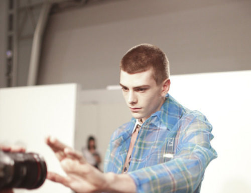Fashion : Ben Sherrell by Kuba Dabrowski, backstage at Fendi, SS18
